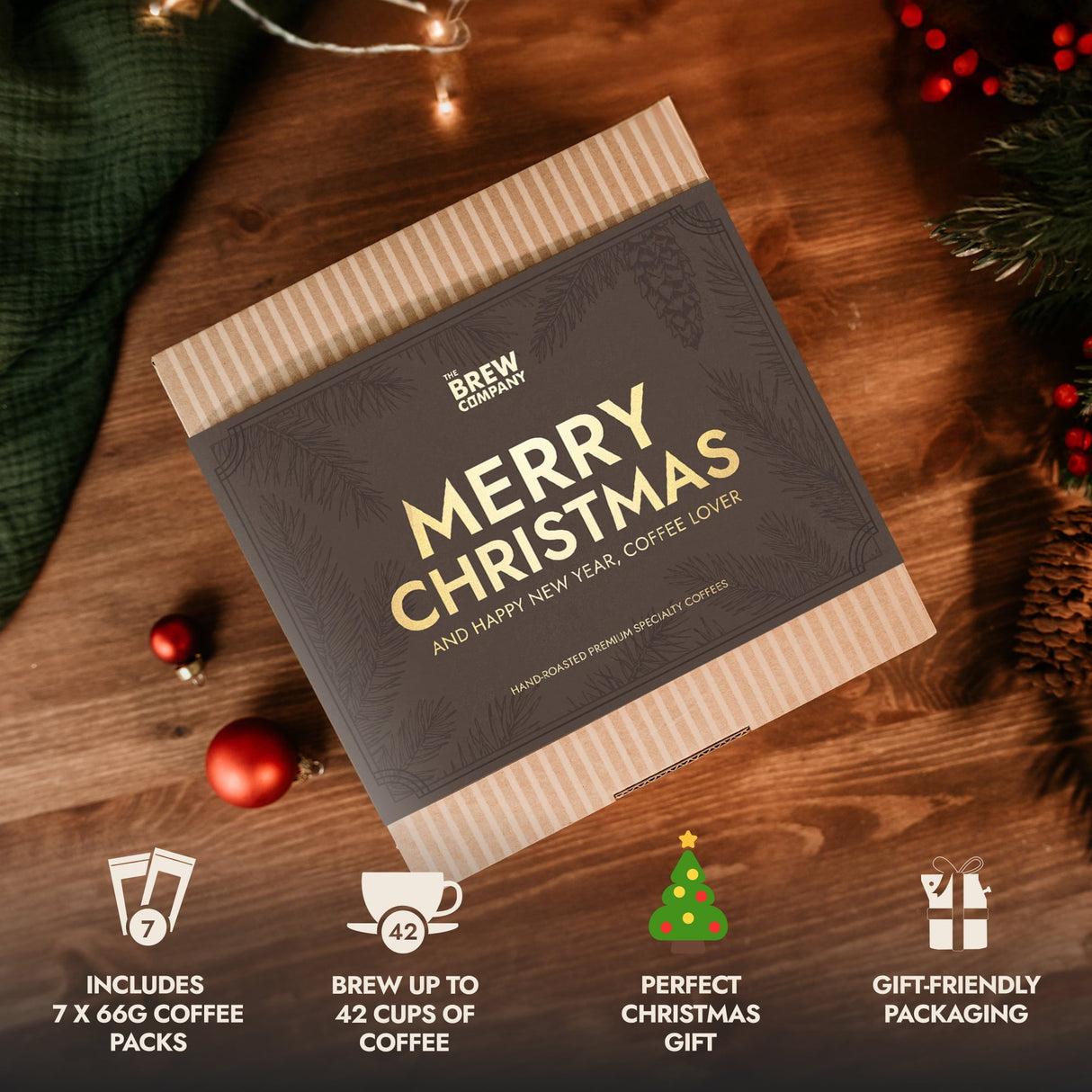 PREMIUM SPECIALTY COFFEE BEAN CHRISTMAS GIFT BOX