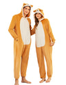 Ekouaer Pyjama unisexe en polaire pour adulte, combinaison animalière, costume d'Halloween, vêtements de nuit, vêtements d'intérieur, Corgi S