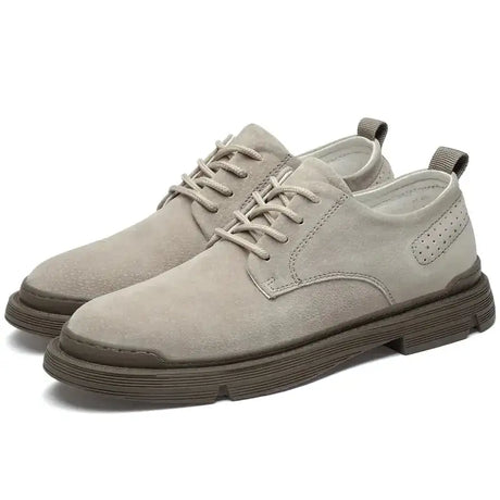 Men's Leather Casual Outdoor Shoes - Trendy Work Shoes - Lootquake