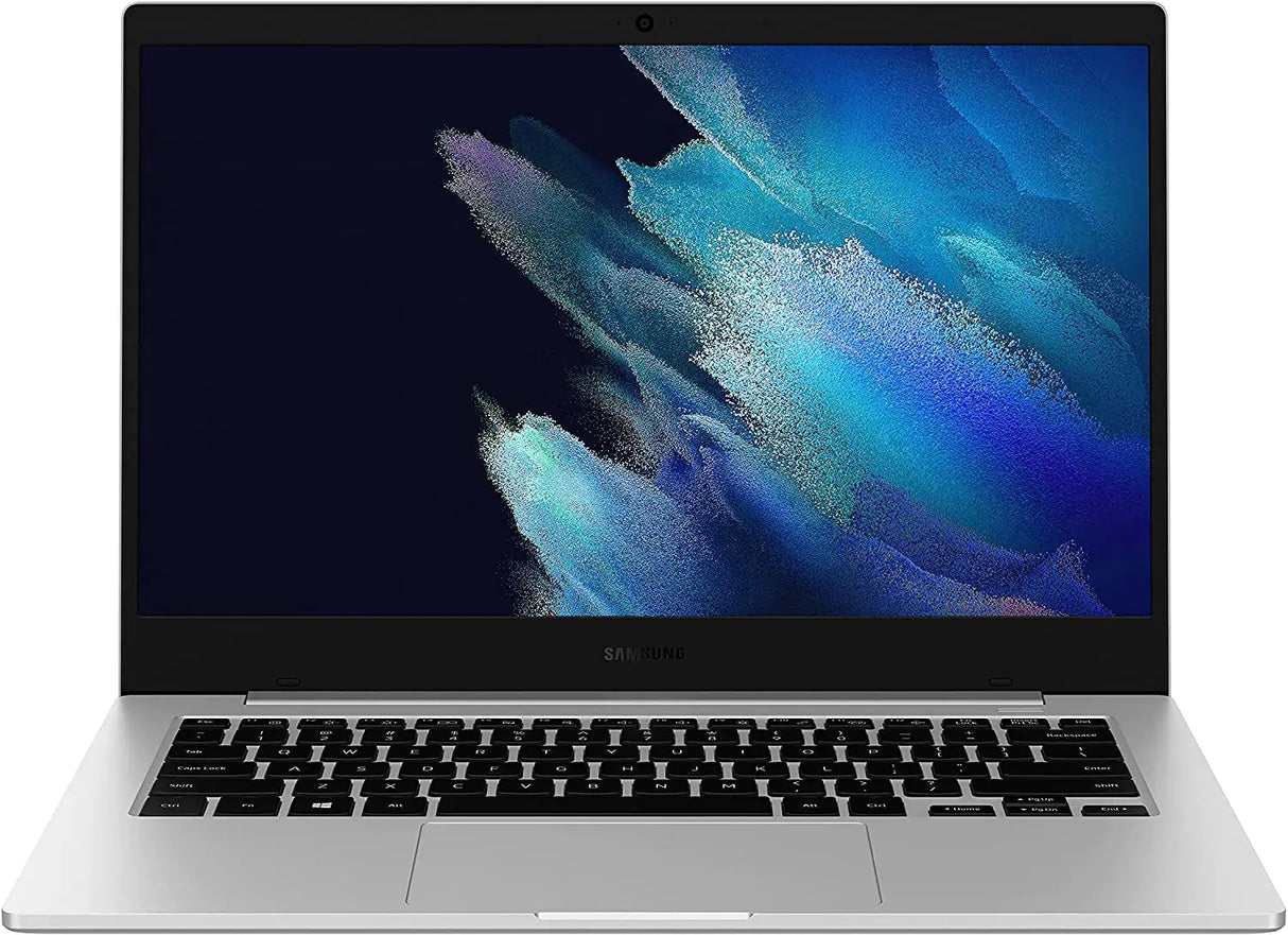 Samsung Galaxy Book Go Laptop PC Computer Qualcomm 7C Pro 4GB Memory 128GB eUFS Storage 18-Hour Battery Compact Light Shockproof WFH Ready WiFi 5 Silver - Lootquake