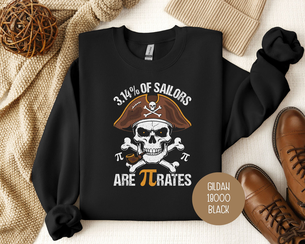 3.14% of Sailors are Pirates Pi Day Sweatshirt-2