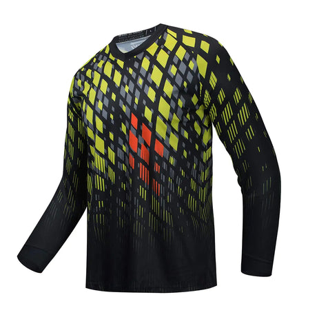 JPOJPO Downhill Cycling Jersey Mens Racing Jersey Long Sleeve MTB Bicycle Clothing Bike Shirt Motorcycle S-4XL - Lootquake