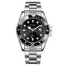 Men Silver Stainless Steel Waterproof Watches - Lootquake