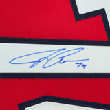 Framed Autographed/Signed John Carlson 35x39 Washington Red Hockey Jersey JSA COA