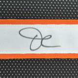 Framed Autographed/Signed Ja'Marr Chase 35x39 Cincinnati Black Football Jersey JSA COA