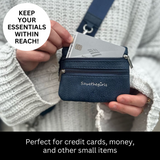 Clip & Go Strap w/Zippered Pouch Chevron