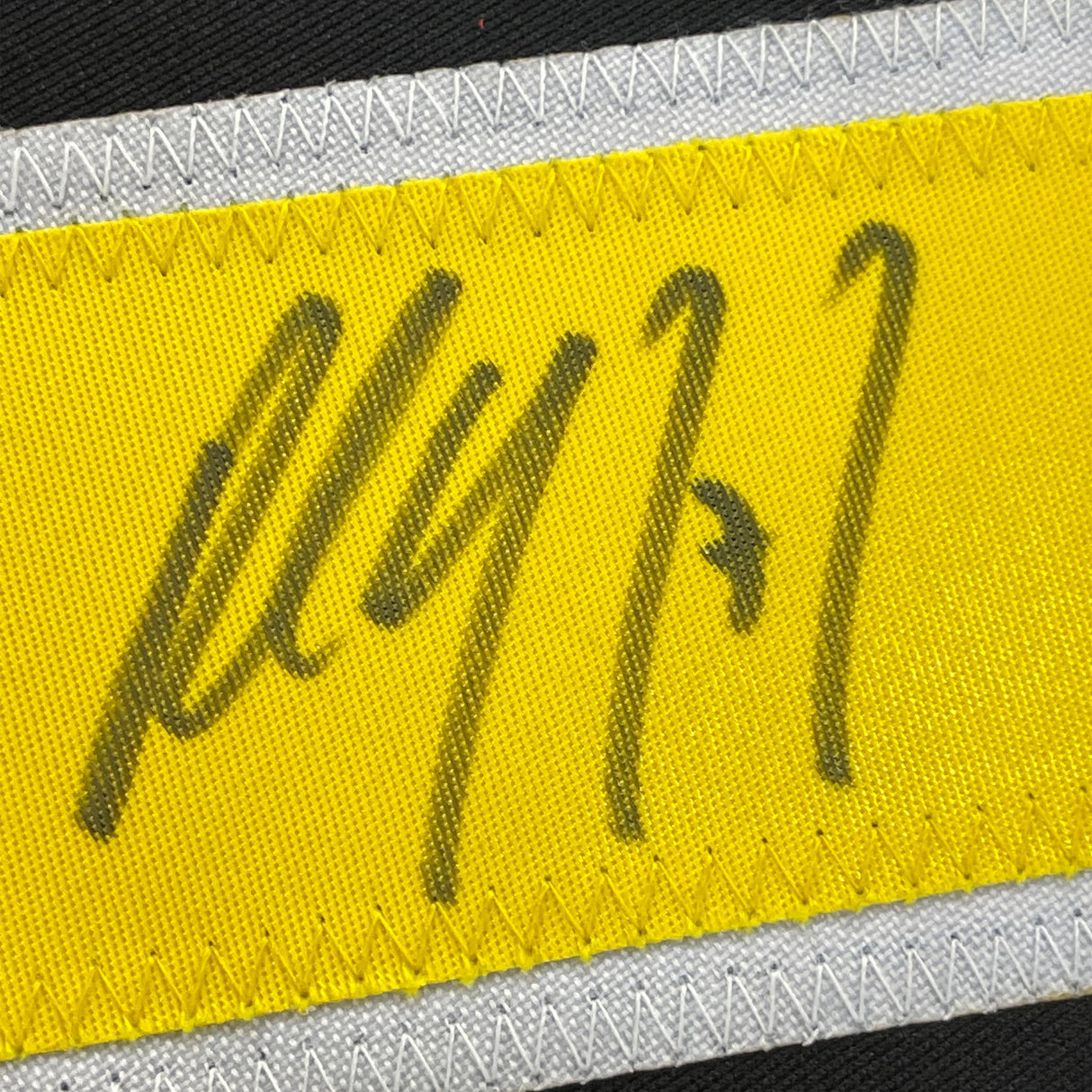 Camiseta de hockey negra de Pittsburgh de 35 x 39, enmarcada, autografiada y firmada por Paul Coffey (JSA COA)