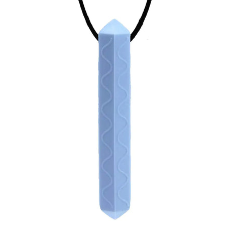 GNAWRISHING Sensory Chew Necklace 1-Pieces-Diamond Chew Necklaces for Kids with Autism ADHD SPD Chewing Oral Motor (Baby Blue) - Lootquake