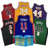 Autographed/Signed Basketball DIAMOND Series 1 Jersey Mystery Box with PSA JSA or Beckett COA