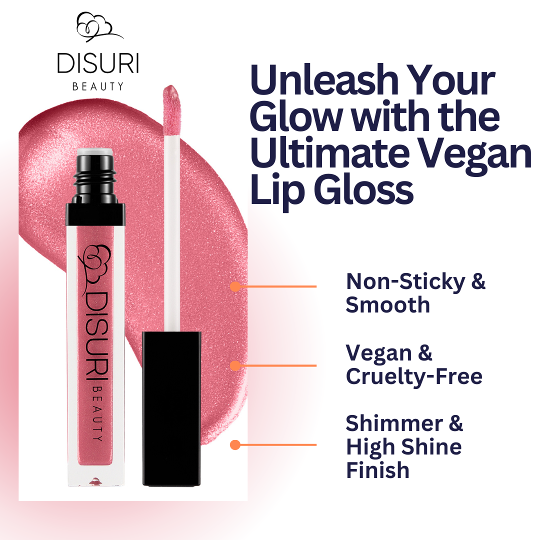 Brillo labial DISURI Beauty Shimmer - Kiss and Tell