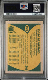 Graded 1989 Topps Dan Marino #293 Football Card PSA 9 Mint