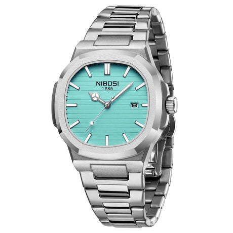NIBOSI Men Watches Analog Quartz Stainless Steel Military Watches for Men Waterproof Business Classic Desiger Wrist Watch Date - Lootquake