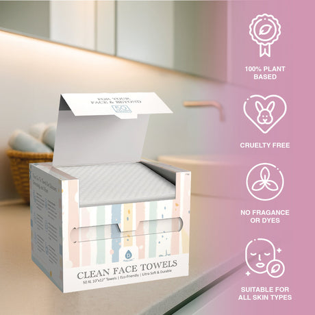 Pursonic Fresh & Clean Skincare Bundle: Clean Facial Towels + Makeup Removal Wipes-1
