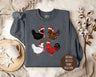 Cute Chickens Christmas Sweatshirt