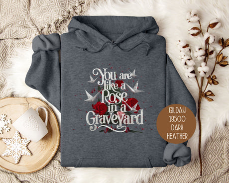 You Are Like a Rose in a Graveyard Dramione Hoodie-0