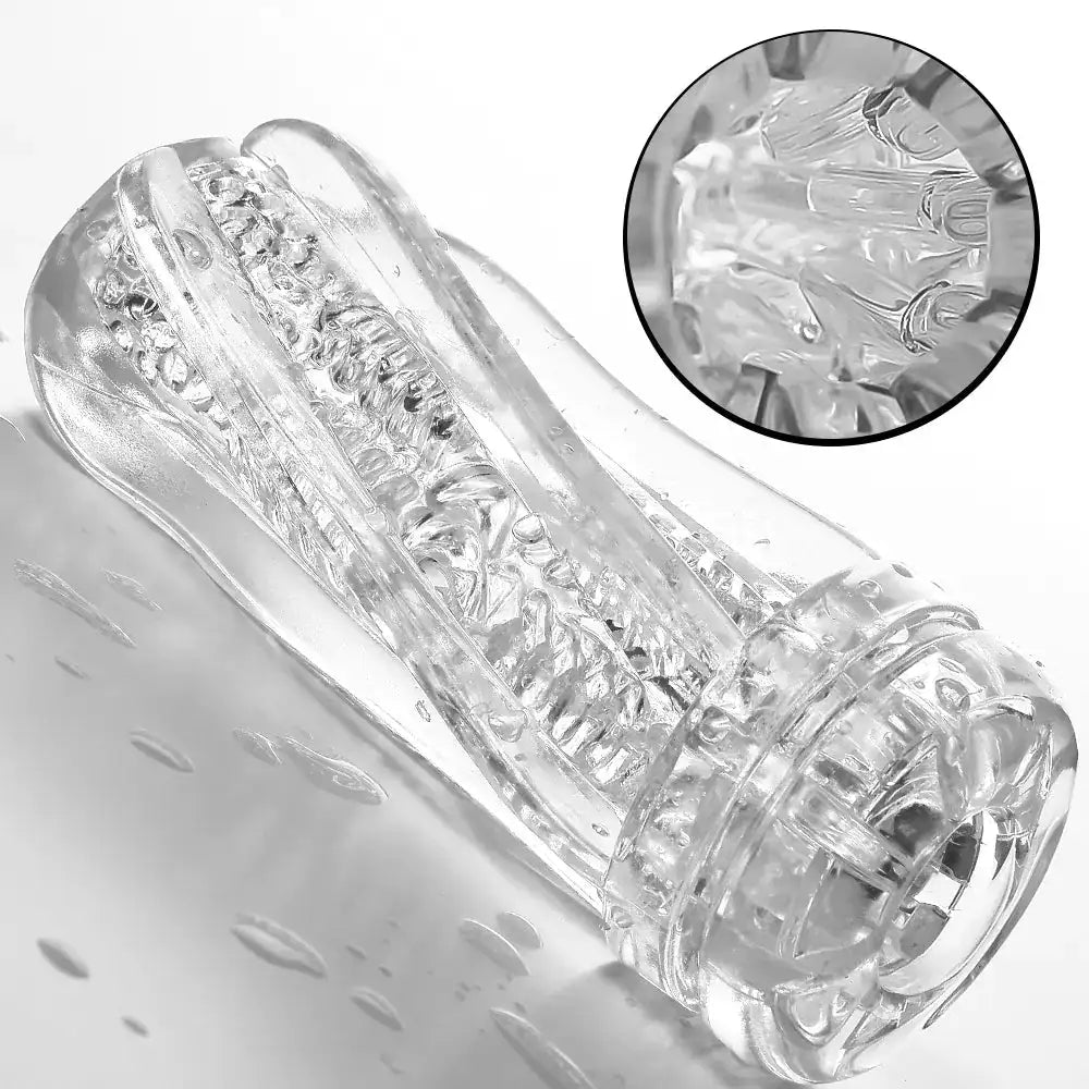 Transparent Male Masturbation Cup - Adult Pleasure Toy - Lootquake
