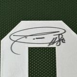 Framed Autographed/Signed Donald Driver 35x39 Green Bay Green Football Jersey JSA COA