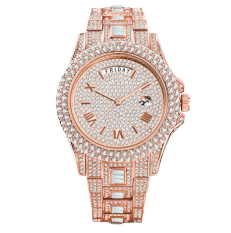 Masculino Diamond Quartz Watches - Lootquake