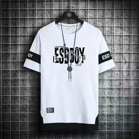 2024 Men's Korean Fashion Summer Short Sleeve T-Shirts - Lootquake