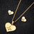 Stainless Steel Love Heart Necklaces For Women - Lootquake