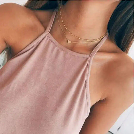 Layered Crystal Pendant Necklaces for Men and Women - Lootquake