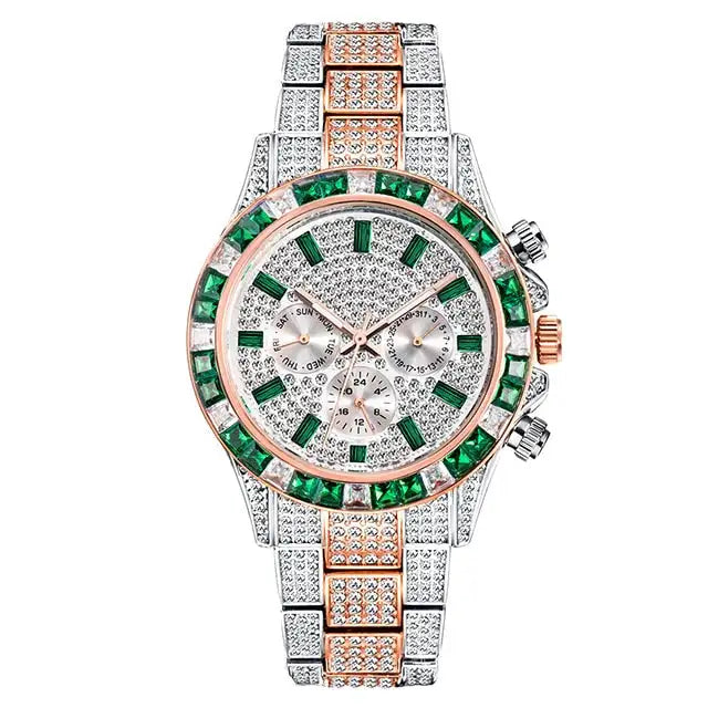 Diamond Calendar Watches - Lootquake