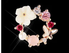 Petal Earrings, Pearl Studs, Colorful Drop Earrings - Lootquake
