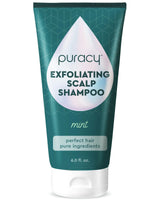 Exfoliante capilar Puracy, 99.96% natural, para el cuero cabelludo, tratamiento para el cuero cabelludo, limpiador para el cuero cabelludo seco, cuidado del cuero cabelludo, champú para el cuero cabelludo con picazón - Menta