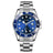 Men Silver Stainless Steel Waterproof Watches - Lootquake