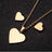 Stainless Steel Love Heart Necklaces For Women - Lootquake