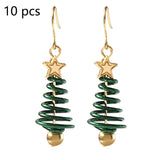 Christmas Earrings Tree Star DIY Earrings - Lootquake