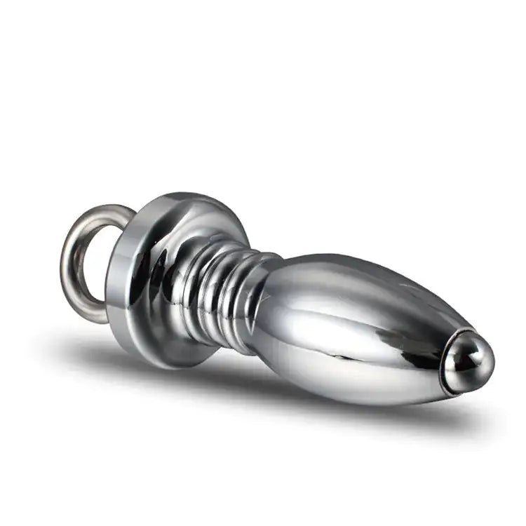 7-Function Removable Stainless Steel Anal Plug - Lootquake
