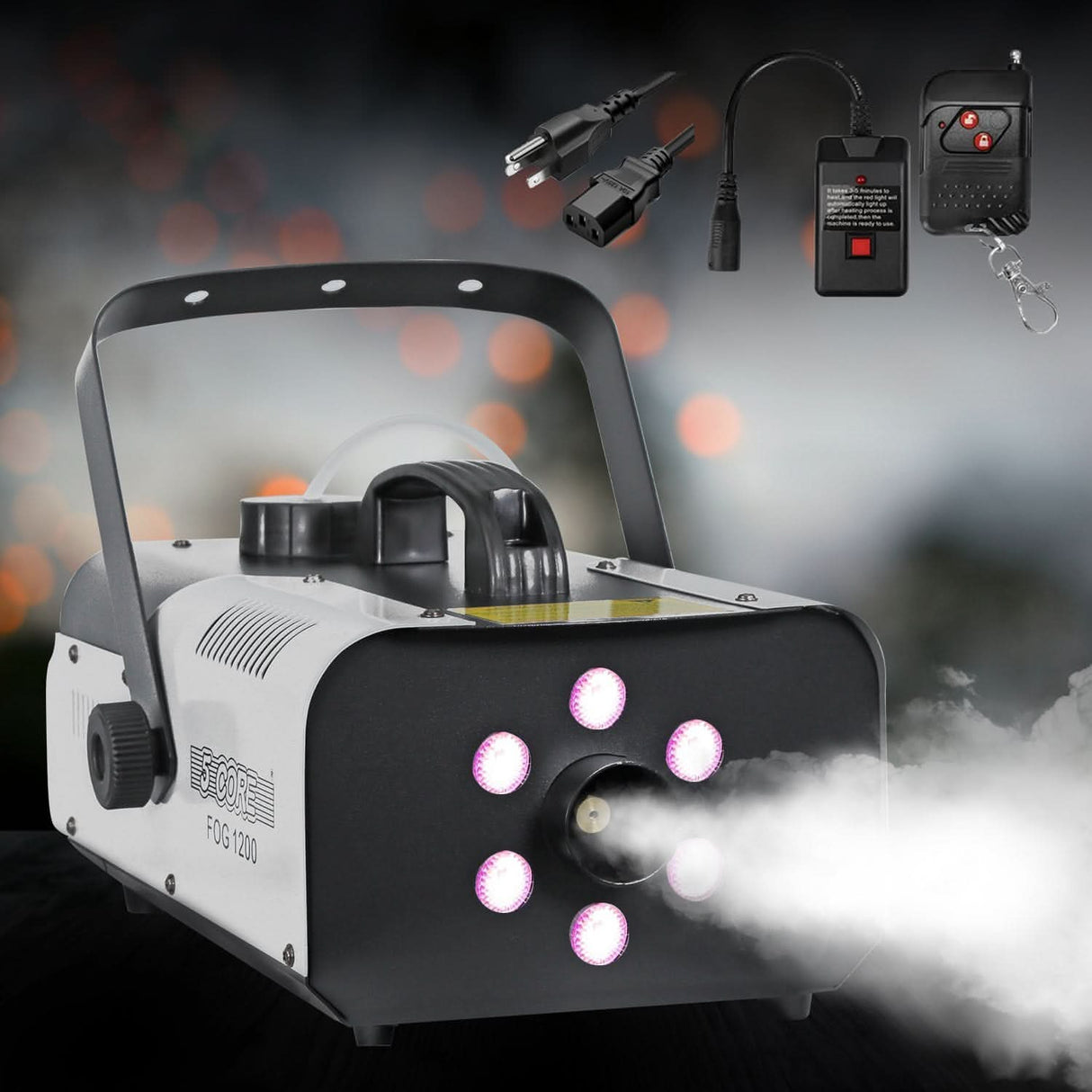 Smoke Machine with LED Lights