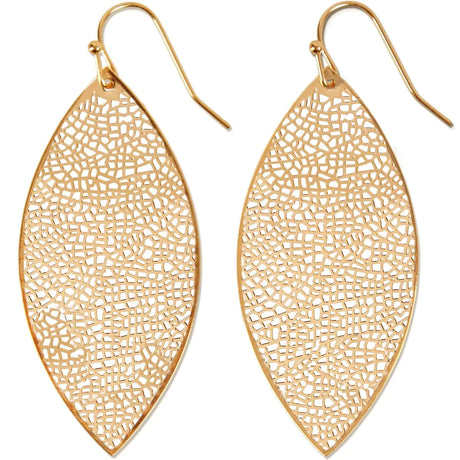 Gold Leaf Earrings for Women - Gold Dangle Earrings for Women Gold Drop Earrings for Women Gold Boho Earrings Big Earrings for Women Gold-Tone Filigree Earrings Dangly Large Earrings for Women - Lootquake