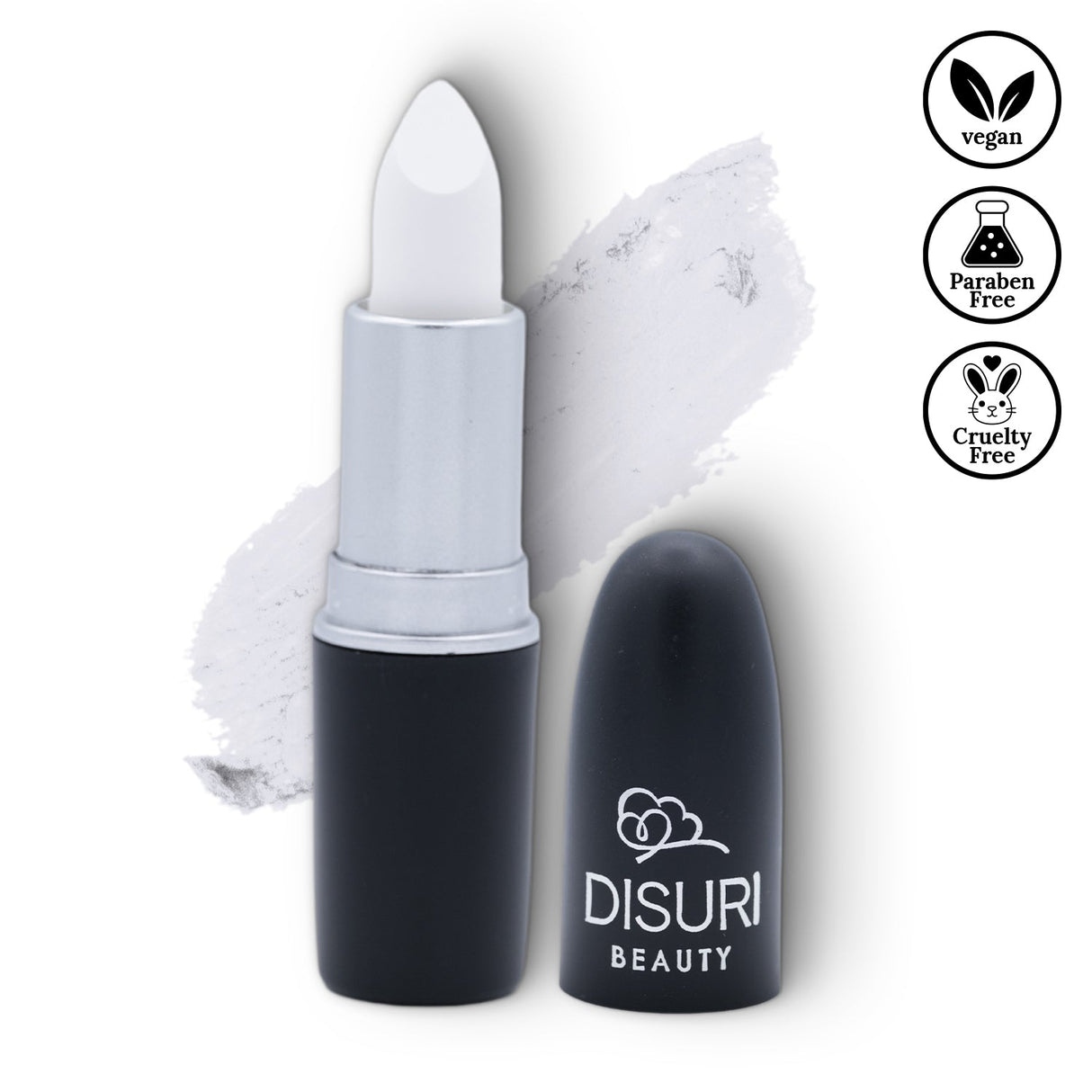 Lápiz labial mate vegano y sin crueldad animal DISURI Beauty - Frosted Pearl n.° 27