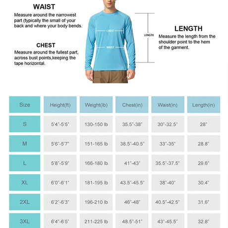 Men's Sun Protection UPF 50 Quick-Dry Hiking Shirts - Lootquake
