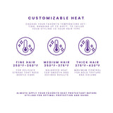 Foldable Hot Brush with Anti-Frizz Smoothing System