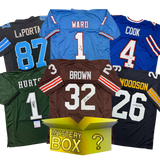 Caja misteriosa de camisetas de fútbol autografiadas/firmadas de la Serie GOLD 4 con PSA JSA o Beckett COA 
