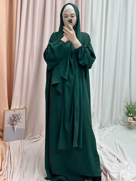 Hooded Abaya Long Dresses Women - Lootquake
