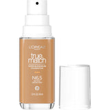 L’Oréal Paris True Match Super-Blendable Foundation Medium Coverage Liquid Foundation Makeup N6.5 Medium Deep 1 Fl Oz