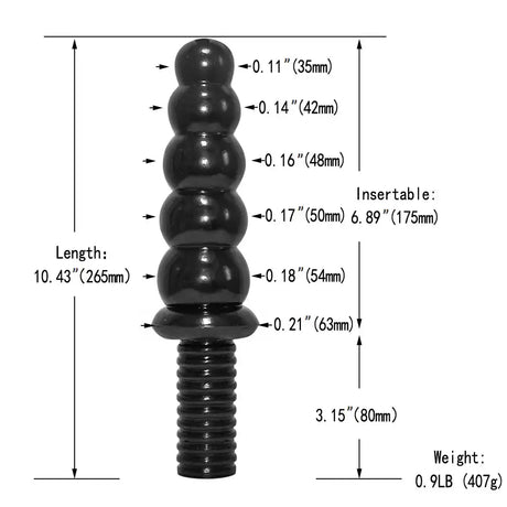 Large Colorful Anal Beads with Handle for Adults - Lootquake