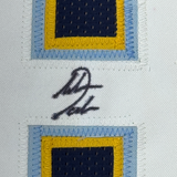 Camiseta de fútbol azul oscuro de Los Ángeles LA Beckett BAS COA, enmarcada, autografiada y firmada por Antonio Gates, 35 x 39