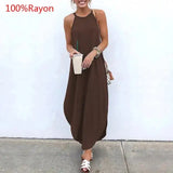 Sexy Sleeveless Summer Long Dresses - Lootquake
