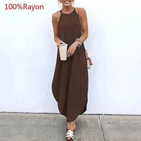 Sexy Sleeveless Summer Long Dresses - Lootquake