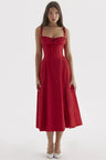 Elegant Vintage Pleated Dresses - Lootquake