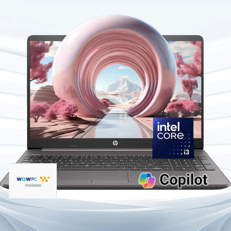 HP Laptop 15.6"" FHD (1920x1080) Display Core i3-1215U 6-Core Processor 32GB RAM 1TB PCIe SSD Fingerprint Reader SD Card Reader Thin & Portable Windows 11 Pro w/WOWPC Bundle Silver - Lootquake