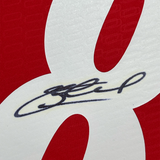Camiseta de fútbol roja del Liverpool Beckett BAS COA enmarcada y autografiada de Steven Gerrard (35 x 39)