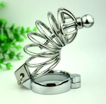 Adult Alternative Toys, Male Chastity Lock with Beads - Lootquake
