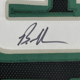 Camiseta de fútbol americano negra de Filadelfia, enmarcada, autografiada y firmada por Brandon Graham, 35 x 39, JSA COA