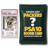 Green Bay Packers PSA 10 Graded Rookie Card Mystery Pack
